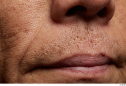 Face Mouth Skin Man Asian Slim Wrinkles Studio photo references